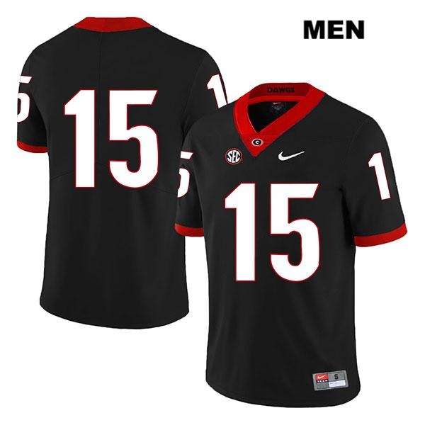 Georgia Bulldogs Men's Trezmen Marshall #15 NCAA No Name Legend Authentic Black Nike Stitched College Football Jersey KVT8056PD